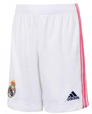 20-21 Real Madrid Home Soccer Shorts